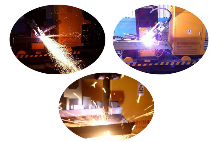 Cortadora de la tubería de acero del CNC de la alta exactitud 8 AXIS para la industria de la ingeniería industrial