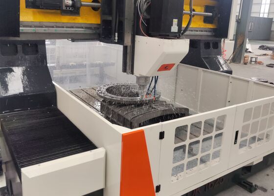0~8 R/Min Velocidad de movimiento lateral Máquina de perforación de chapa de barandilla CNC 6000x6000 mm Pieza de trabajo