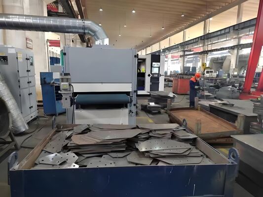 28KW Machine Power Plate Polishing Machine Removing Burr During The Cutting Process