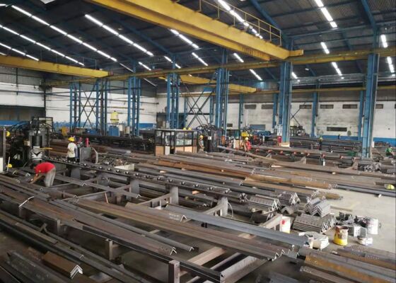 Con función de corte de marcado Cnc ángulo de perforación de la línea de la máquina para la torre de comunicación de energía