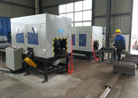 Máquina de perforar ángulo CNC para la molienda de la raíz de acero en ángulo