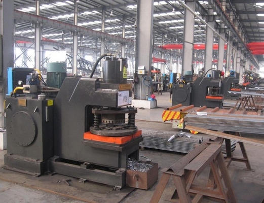 QJ20 Máquina hidráulica de corte de ángulos para el corte de ángulos con cambio de matrices para el marcado y el perforado