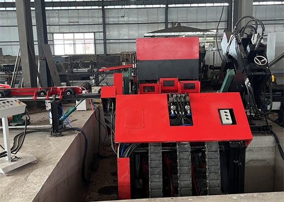 Máquina de línea angular CNC automatizada y de alta eficiencia para perforación y estampado de acero angular de gran tamaño