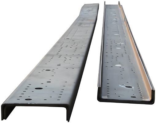 Máquina de punzonado hidráulica automática de 3 ejes para placas CNC de alta configuración, 60KW, para vigas longitudinales