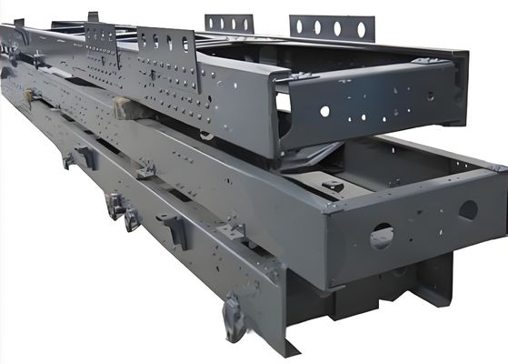 Máquina de punzonado hidráulica automática de 3 ejes para placas CNC de alta configuración, 60KW, para vigas longitudinales