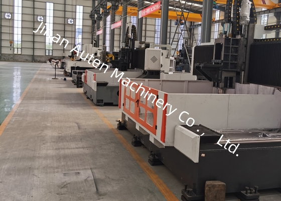 11KW / 15KW Servo motor de eje de potencia CNC perforación y fresado de tramo de 28mm ancho de ranura en T