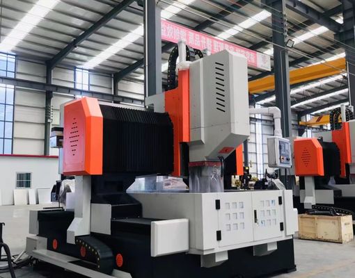 Máquina avanzada de perforación y fresado CNC de alta velocidad para placas de acero grandes