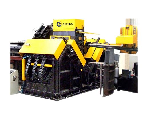 ADM2532 Modelo CNC Ángulo de acero de la mesa de perforación de la máquina de marcado PLC motor 40mm Max Perforación