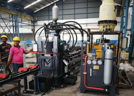 Método de enfriamiento múltiple Línea de procesamiento de acero de ángulo CNC con funciones de marcado de punción de corte de corte