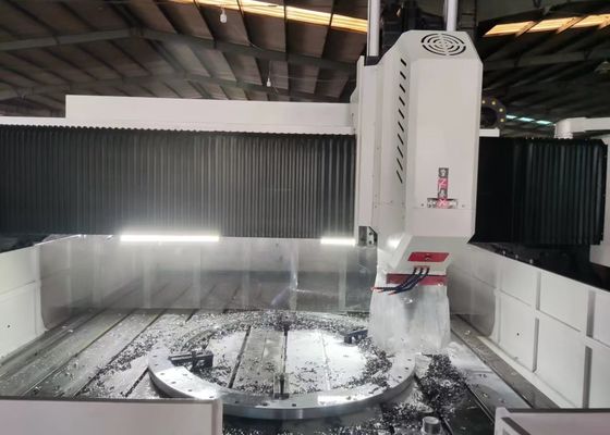 Máquina de taladrado y fresado CNC para bridas de placa con tamaño de pieza de trabajo de 4000x1600mm y altura de pórtico de 800mm