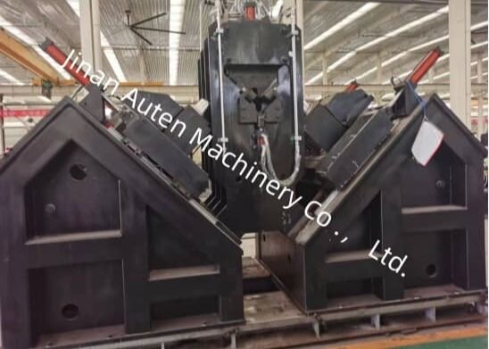 Máquina de línea angular CNC precisa para taladrado y marcado con broca y refrigeración externa con tres ejes CNC