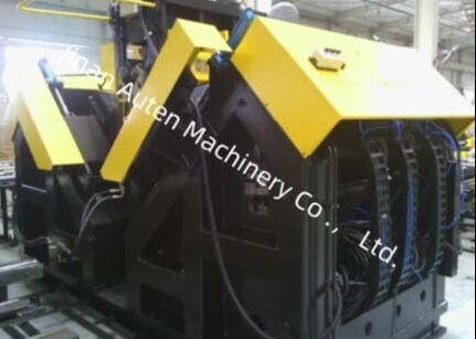 Máquina de línea angular CNC precisa para taladrado y marcado con broca y refrigeración externa con tres ejes CNC