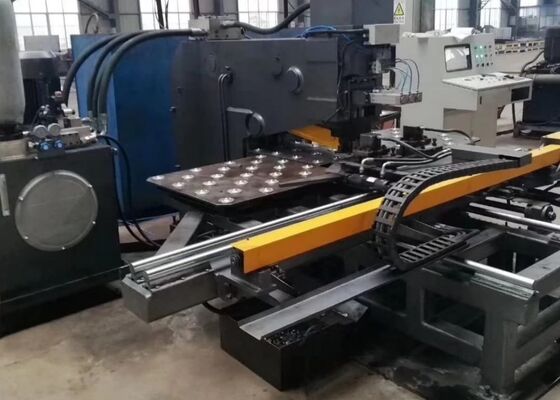 CNC Plate Punching Machine With Overall Dimension 3.2*3*2.6 Meters For Plate Processing