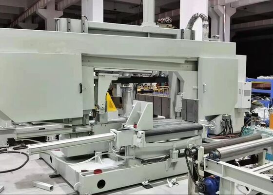 Método de control PLC CNC 3D I Beam Perforación máquina de afeitar línea 3 × 11KW potencia del motor