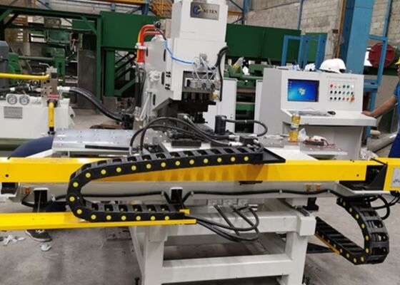 Máquina de punzonado CNC de placa con husillo de perforación de 180 mm para trabajo de metales industrial