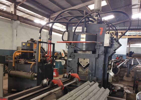 Substation Structure Manufacturing Automatic Cnc Angle Steel Punching Machine For Lattice Tower