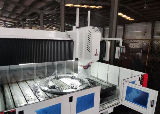 Fabricación de equipos petroquímicos Máquina de perforación automática de cambio de herramienta CNC para la industria naval