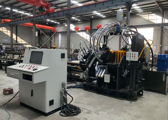 Cadena de producción de corte de punzonado del ángulo modelo JNC2020 del CNC dimensión total de los 32x7x3m