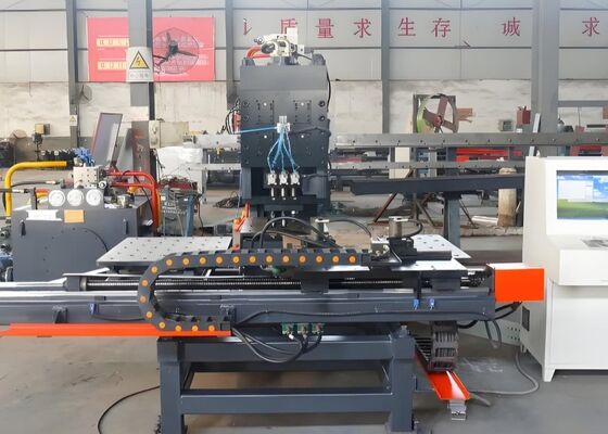 Máquina de perforar placas CNC para la fabricación de torres de acero