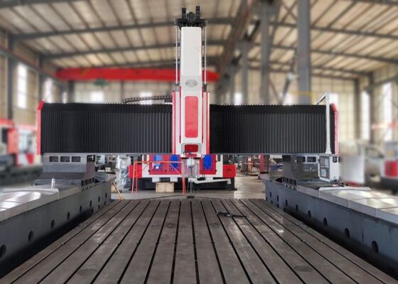 Máquina de fresado de perforación CNC móvil para intercambiador de calor