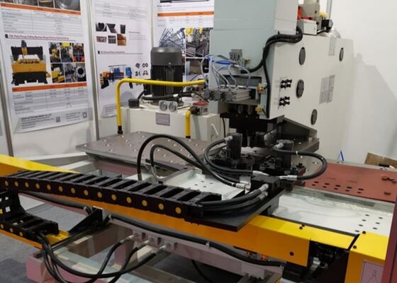 Máquina de perforar placas CNC para la fabricación de torres de acero