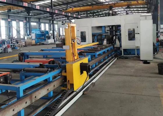 40 mm Diámetro máximo de perforación Máquina de perforación CNC de alta velocidad con viga H para sección de canal