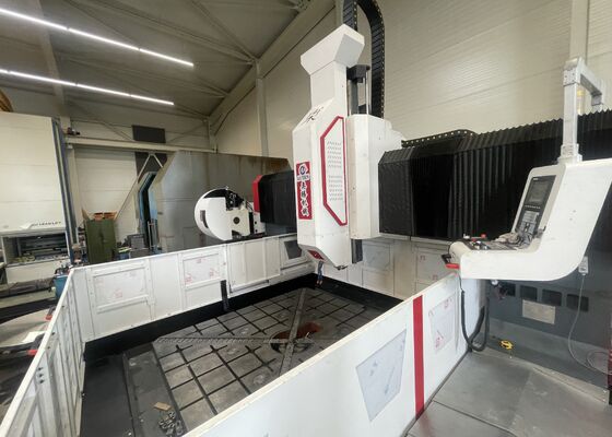 Máquina de perforación y fresado de placas CNC de alta productividad para la fabricación de bridas