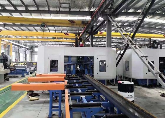 Máquina de perforación de vigas CNC de alta precisión para la fabricación de acero estructural