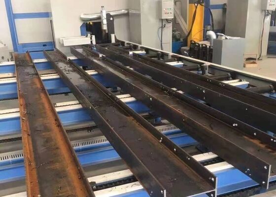 Máquina de perforación de vigas CNC de alta precisión para la fabricación de acero estructural