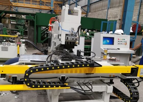 Máquina de marcado y perforación por perforación de placas CNC con capacidad de perforación de Φ50 mm