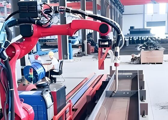 Planifica automáticamente la trayectoria de soldadura Robot de soldadura sin enseñanza utilizando reconocimiento visual