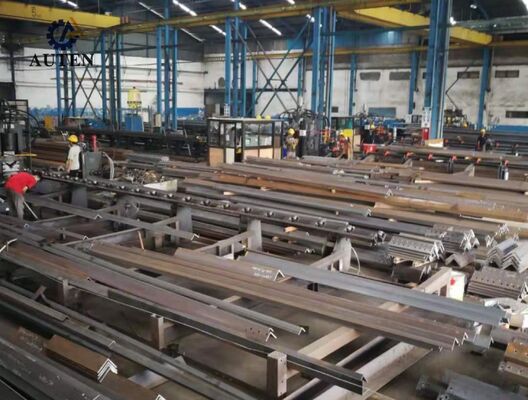 Línea de cizallado, marcado y punzonado CNC de alta precisión para perfiles con control inteligente