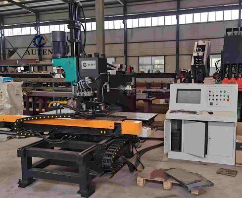 Máquina de perforación de marcado de perforado de placa CNC eficiente con integración CAD / CAM