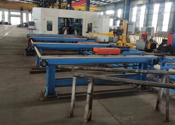 Model BHD1250C CNC H Beam Drilling Sawing And Shearing Machine Line BT40 Main Spindle