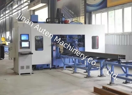 Rango de Ancho 150～1250mm Máquina CNC para Taladrado, Marcado y Roscado de Vigas H Husillo BT40 Cono Interior