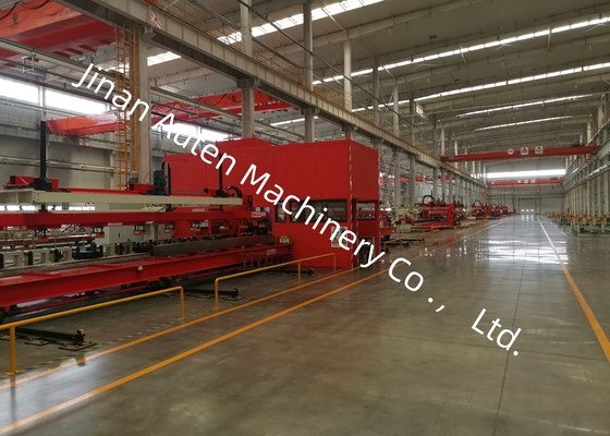 25 Número de módulos Máquina de punción de vigas de camión CNC Línea de 4-9 mm espesor de placa