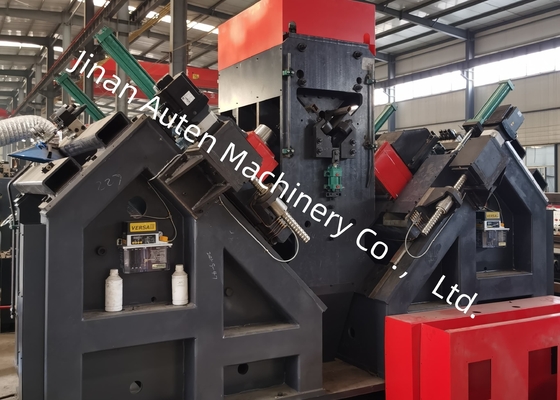 1000KN Fuerza de marcado CNC de perforación de acero ángulo y marcado máquina línea 9 ejes CNC