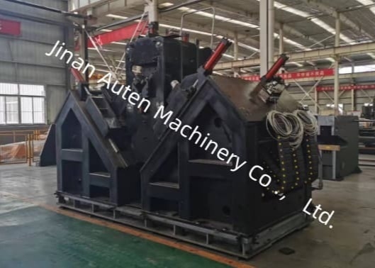 3 perforación en cada lado CNC de perforación de ángulo y línea de marcado máquina 18 caracteres