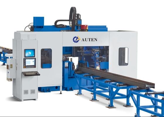 Máquina de perforación de vigas CNC BT40 Eje de perforación con diámetro de agujero de 40 mm para aplicaciones en estructuras de acero