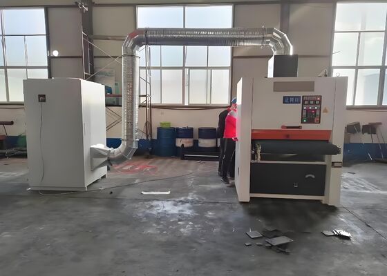 Modelo BP1000 Máquina de acabado de superficie de chapa de metal CNC Superficie que elimina las burrs