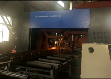 Estructura de acero Cnc H Beam Metal Cutting PLC Motor con rodamiento de 55kW de potencia Máquina de perforación CNC
