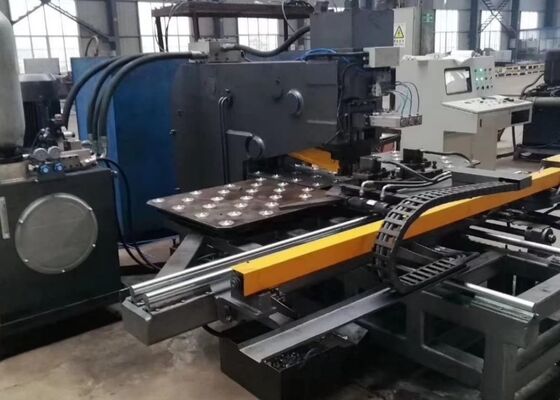 Máquina de punzonado, marcado y taladrado CNC para torres de acero 1000/1200KN de fuerza de punzonado