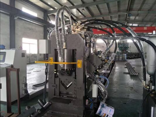 Línea de fabricación de acero CNC integrada 3-en-1 para el procesamiento de acero por canal de barra plana de ángulo