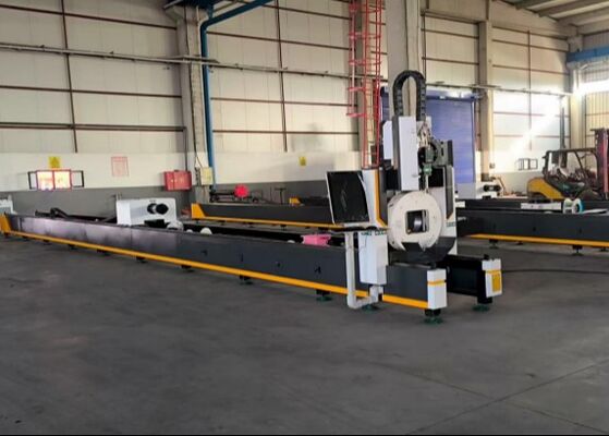 380V / 50Hz fuente de alimentación máquina de corte de tubos láser CNC 300mm eje X itinerario