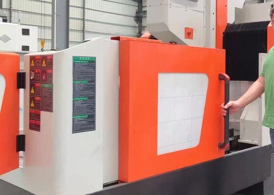 Se utiliza para las placas de lámina de tubo bridas máquina de perforación Cnc 11KW Servo motor de huso de potencia