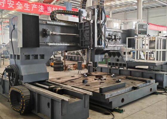Fresadora de perforación CNC móvil tipo pórtico modelo PHD4080 utilizada para intercambiador de calor