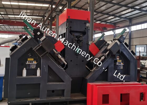 Máquina completamente automática de perforación y marcado de ángulos CNC con 9 ejes CNC