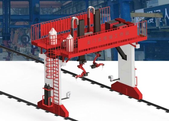 Robot de soldadura tipo pórtico CNC servoaccionado para componentes de ensamblaje de cadera