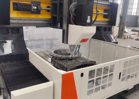 Máquina de perforación y fresado de placas CNC de gran formato y alta velocidad para bridas