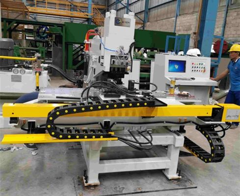 Máquina de marcado y perforación de placas de punción CNC de alta velocidad con procesamiento integrado